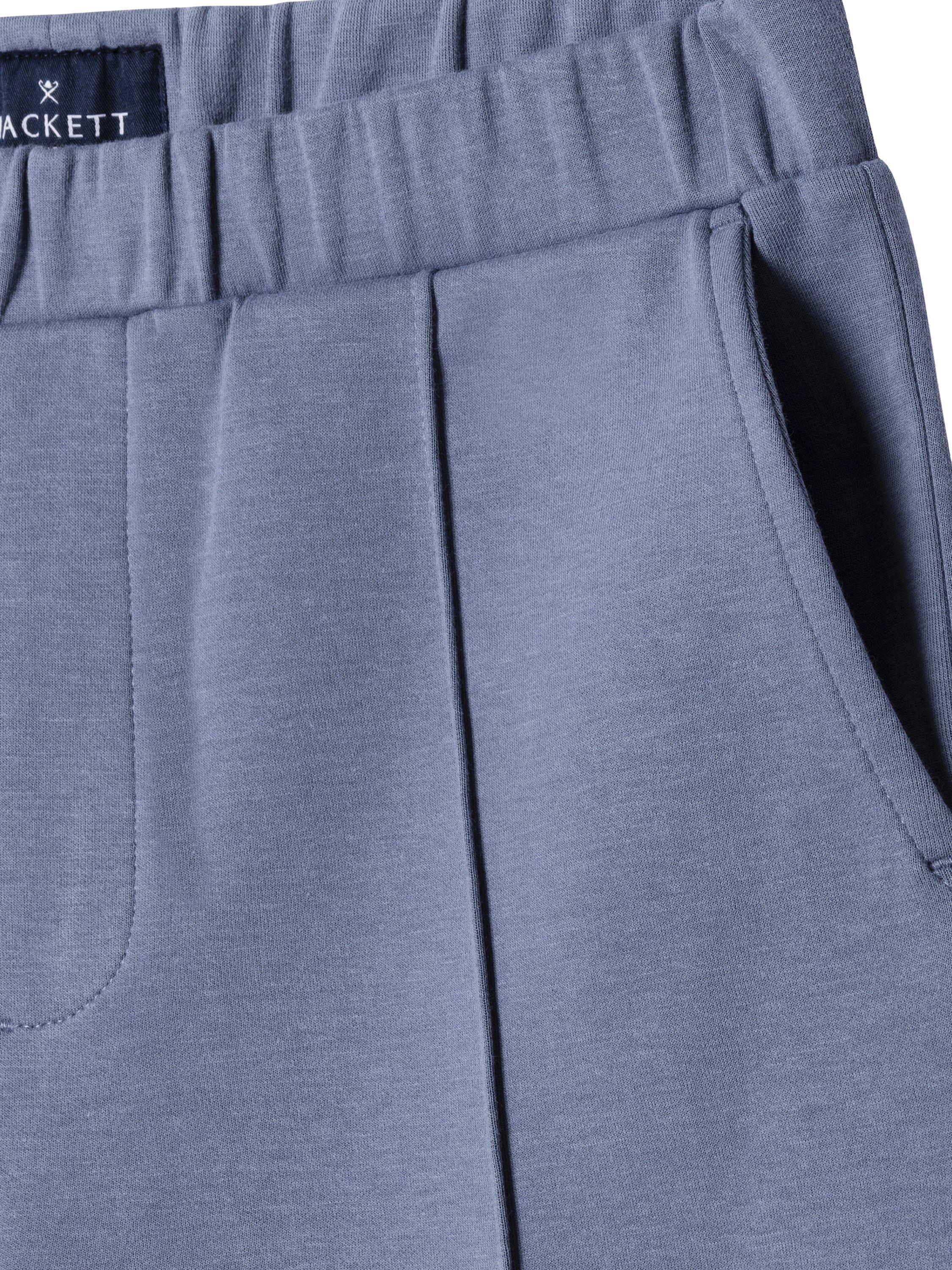 Product image 3 of 4, which shows Hackett London Kids' Branded Interlock Sweat Shorts, Thames Blue, 2 years