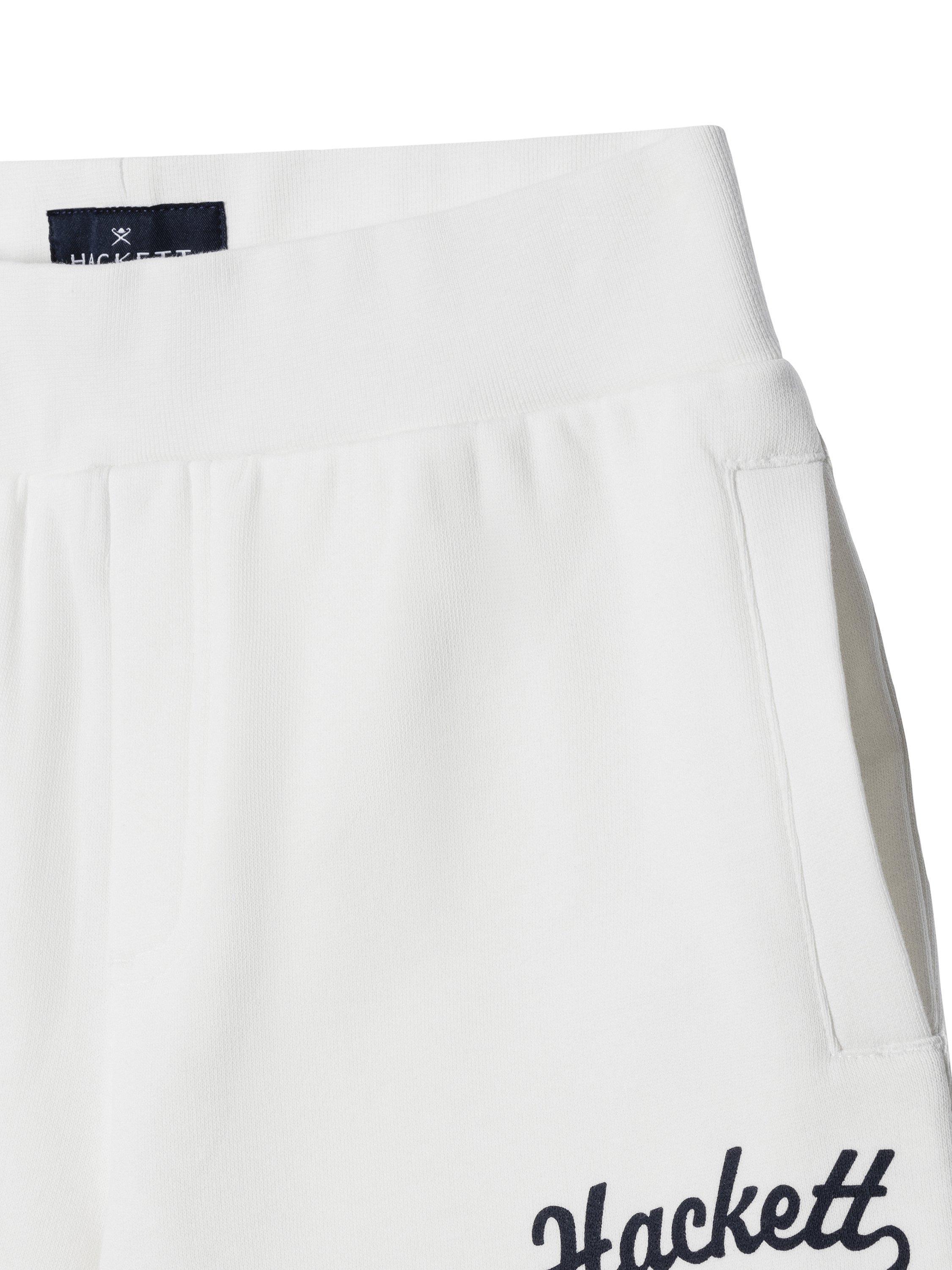Product image 3 of 4, which shows Hackett London Kids' Logo Sweat Shorts, Off White, 2 years