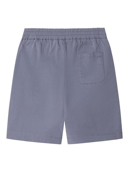 Hackett London Kids' Cotton blend Cargo Shorts - view 2, Thames Blue