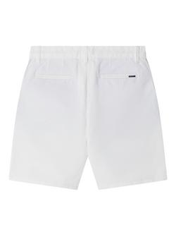 Hackett London Kids' Classic Fit Chino Shorts, Bright Blue - view 2, Off White