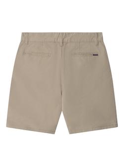 Hackett London Kids' Classic Fit Chino Shorts, Bright Blue - view 2, Chino Beige