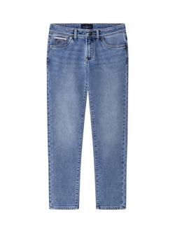 Hackett London Kids' Classic Fit Denim Jeans, Light Blue, Light Blue