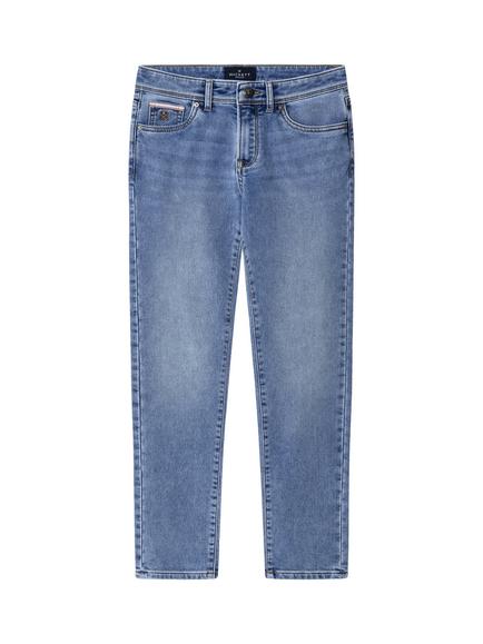 Hackett London Kids' Classic Fit Denim Jeans, Light Blue, Light Blue