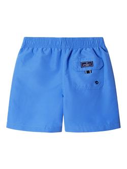 Hackett London Kids' Drawstring Swim Shorts, Bright Blue - view 2, Bright Blue