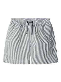 Hackett London Kids' Seersucker Drawstring Swim Shorts, Moss Green, Moss Green