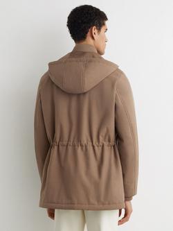 Reiss Lord Light Rain Jacket - view 2, Light Brown