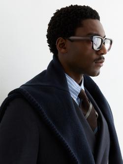 Reiss Guyton Cotton Stripe Shirt, Soft Blue - view 2, Soft Blue