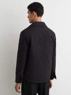 Reiss Vasey Long Sleeve Shirt - view 2, Black