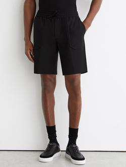 Reiss Ascend Cargo Shorts, Black