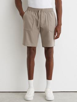 Reiss Ascend Cargo Shorts, Taupe Brown