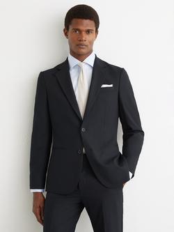 Reiss Graduate Single Breasted Blazer, Navy, Navy