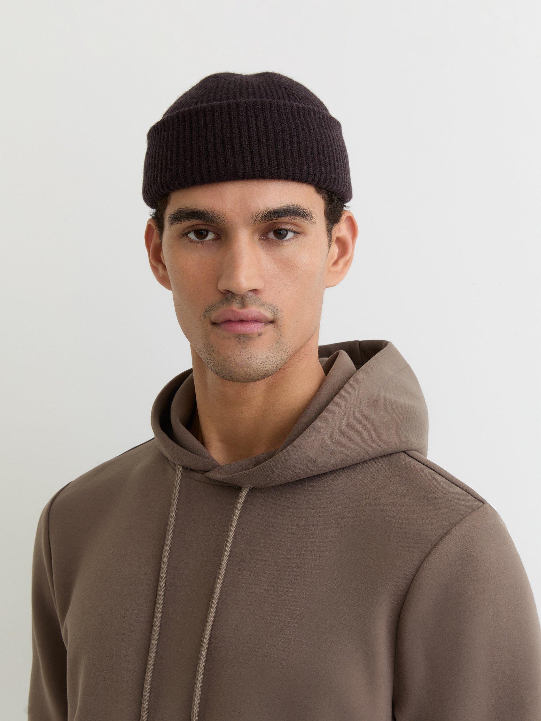 Product image 5 of 5, which shows Reiss Fabien Long Sleeve Interlock Hoodie, Light Brown, XS