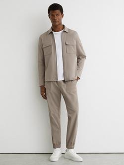 Reiss Ascend Tapered Chinos, Taupe Brown, Taupe Brown