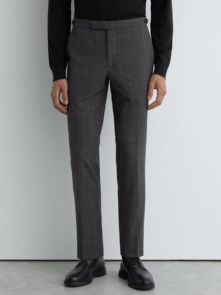 Reiss Venue Wool Blend Suit Trousers, Charcoal Grey, Charcoal Grey