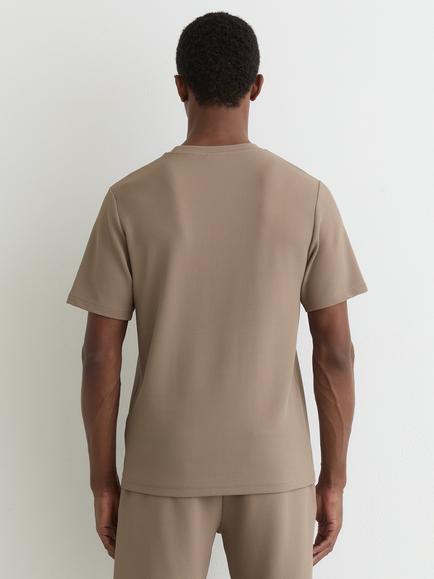 Reiss Jack T-Shirt, Camel Brown - view 2, Camel Brown
