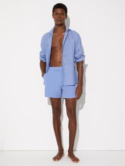 Reiss Side Adjustable Swim Shorts, Sky Blue, Sky Blue