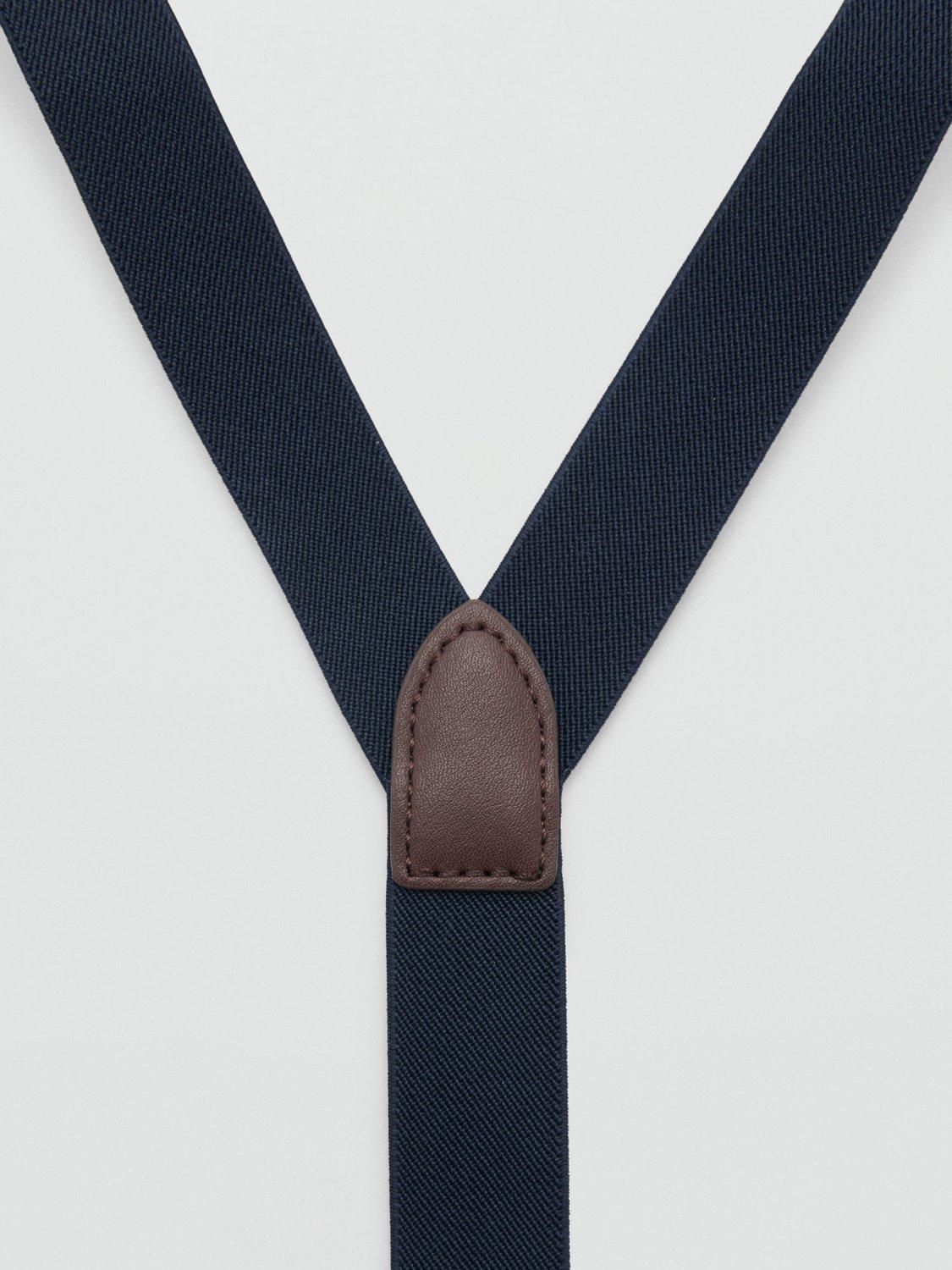 Product image 3 of 4, which shows Mango Kids' Tirante Braces, Navy, One