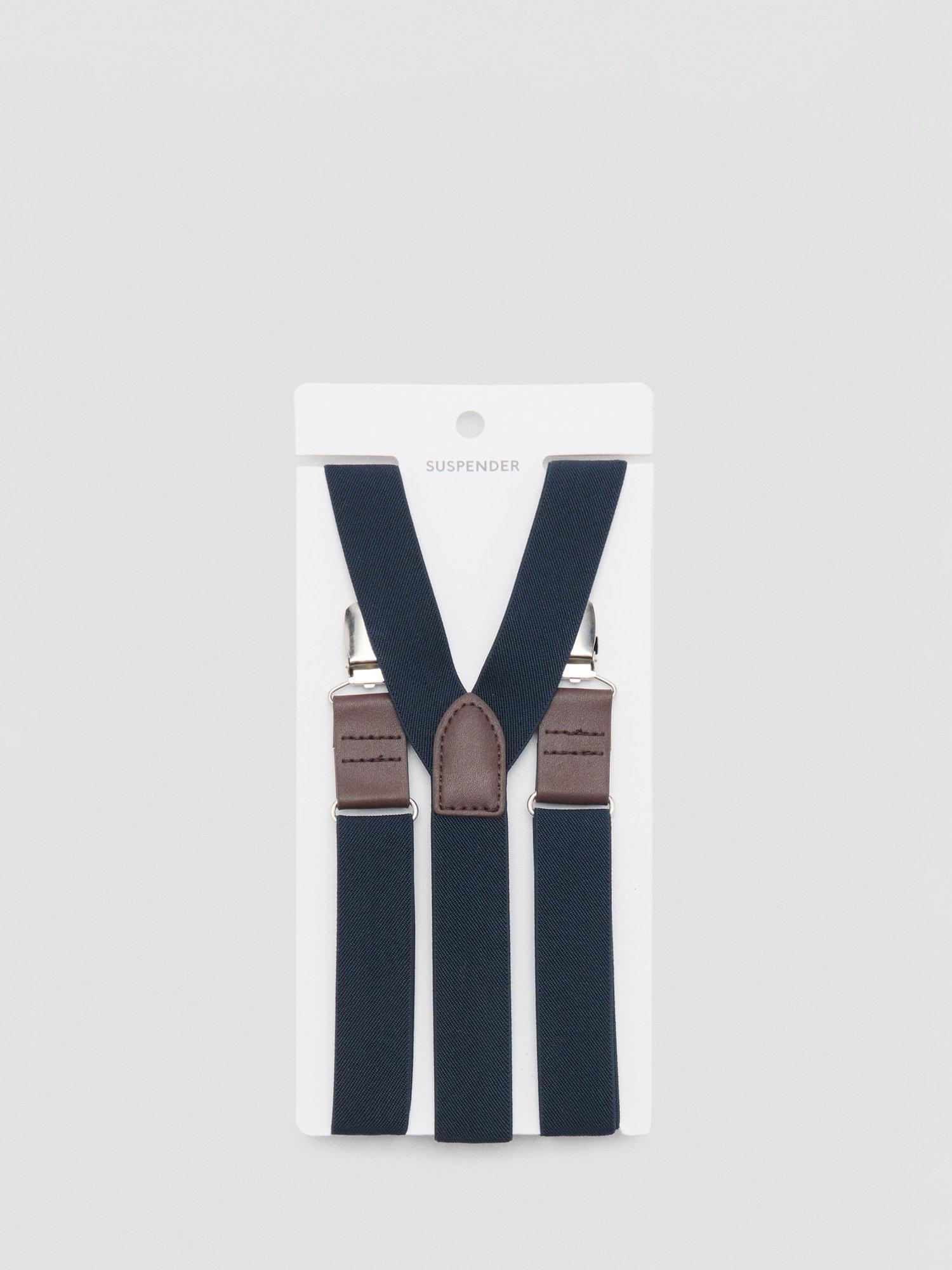Product image 4 of 4, which shows Mango Kids' Tirante Braces, Navy, One