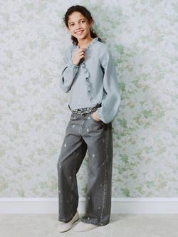 Mango Kids' Ollie Jeans, Grey, Grey