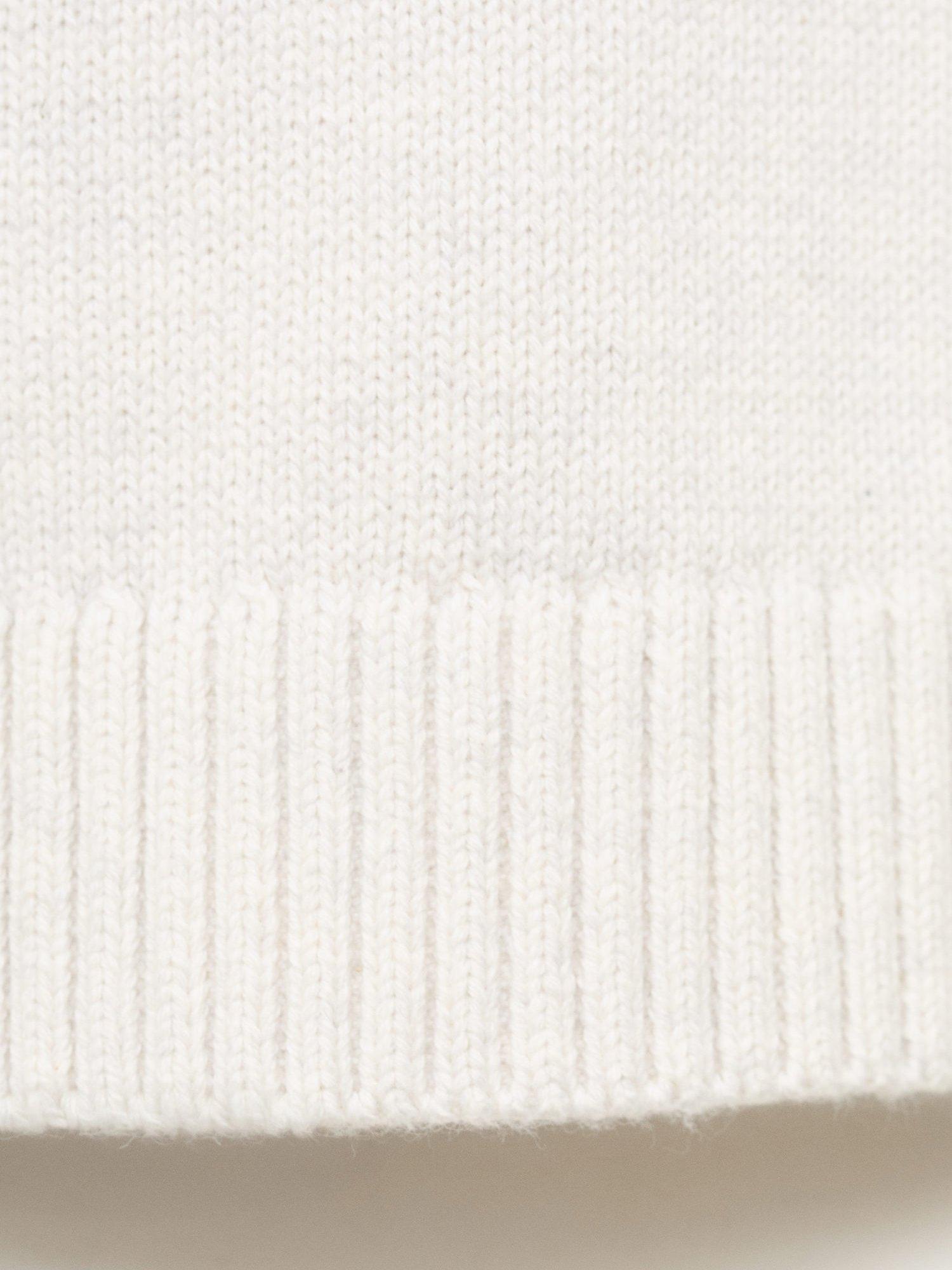 Product image 3 of 4, which shows Mango Kids' Atlas Sweater, Pastel Grey, 5-6 years