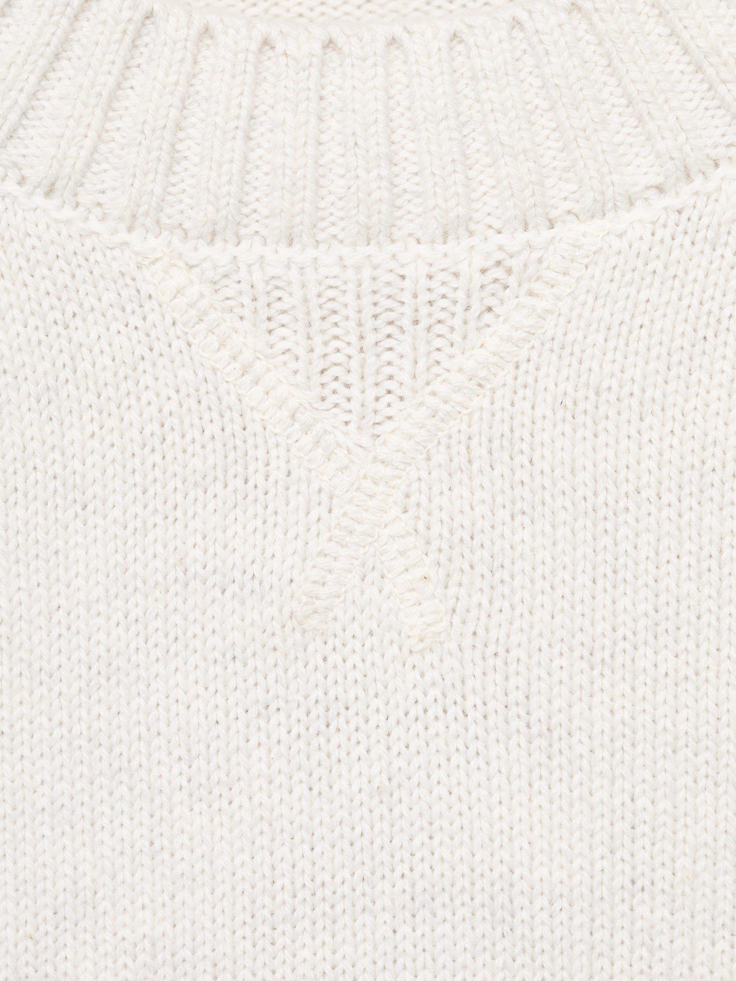 Product image 4 of 4, which shows Mango Kids' Atlas Sweater, Pastel Grey, 5-6 years