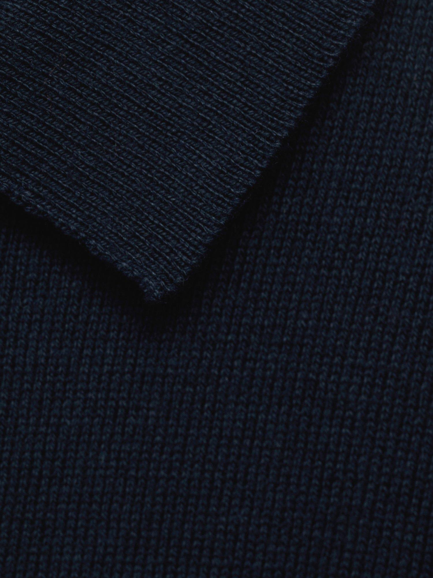 Product image 4 of 6, which shows Mango Kids' Marco Cotton Jumper, Navy, 11-12 years