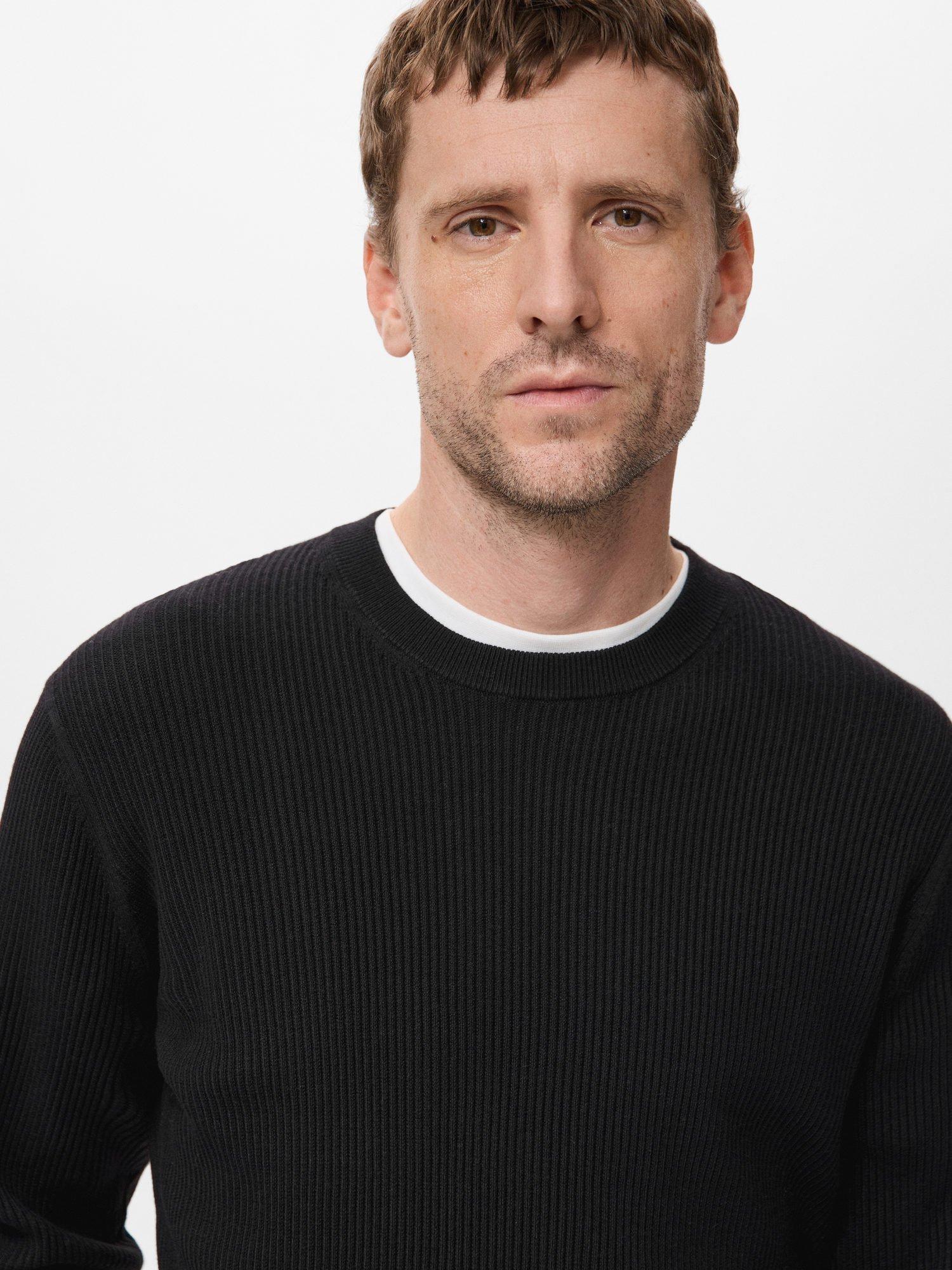 Product image 6 of 8, which shows Mango Antigua Crew Neck Jumper, Black, M