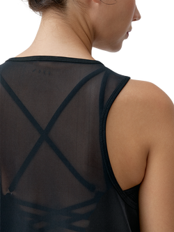 Born Living Yoga Bora Sleeveless Sports Top, Black - view 2, Black