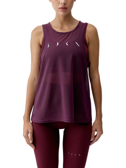 Born Living Yoga Bora Sleeveless Sports Top, Bordeaux, Bordeaux