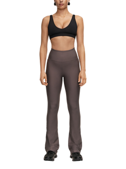Casall High Waist Flared Workout Leggings, Dark Grey, Dark Grey