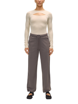 Casall Stamp Loose Trousers, Dark Grey - view 2, Dark Grey