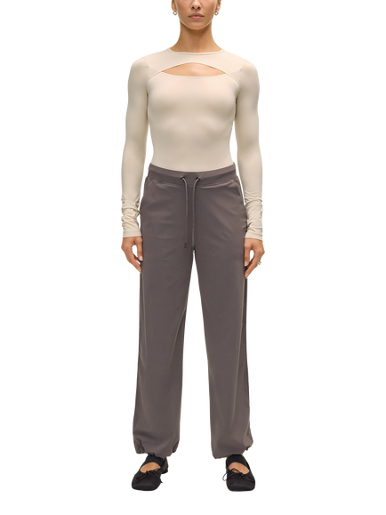 Casall Stamp Loose Trousers, Dark Grey - view 2, Dark Grey