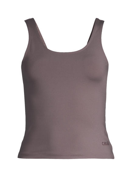 Casall Scoop Tank Top, Dark Grey, Dark Grey