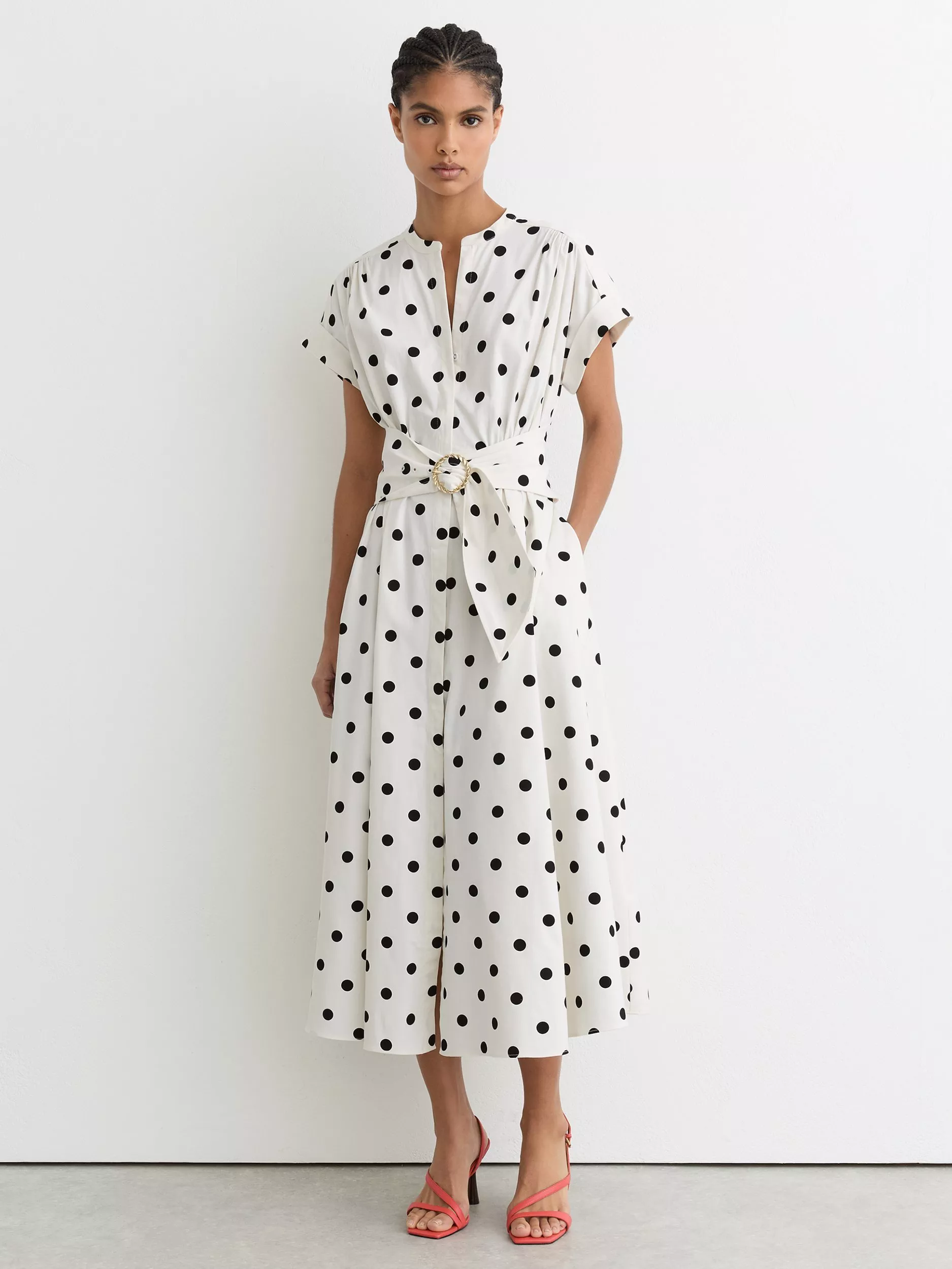 Polka Dot Fit And Flare Dresses | John Lewis & Partners