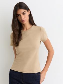 Reiss Jolie Crew Neck T-Shirt, Neutral, Neutral