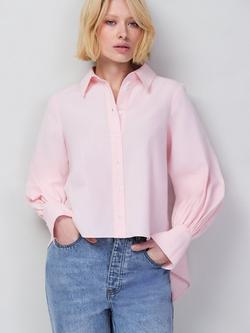Ro&Zo Hi-Lo Hem Shirt, Pink, Pink