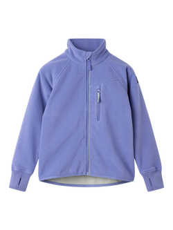 Polarn O. Pyret Kids' Windproof Fleece Jacket, Purple, Purple