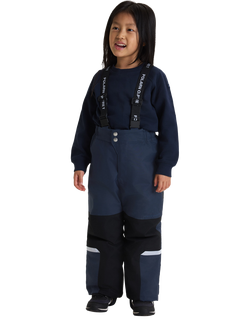 Polarn O. Pyret Kids' Stormy Wind & Waterproof Shell Trousers, Blue, Blue