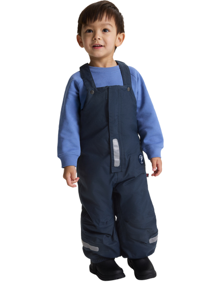 Polarn O. Pyret Kids' Stormy Waterproof Shell Trousers, Blue, Blue
