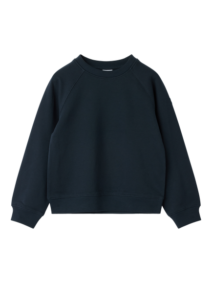 Polarn O. Pyret Kids' Cotton Plain Jumper, Dark Sapphire, Dark Sapphire