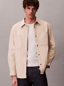 Calvin Klein Matty Relaxed Fit Shirt, Ivory, Ivory