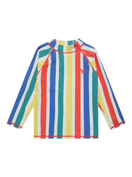 Muddy Puddles Kids' Stripe UV Rash Vest, Multi, Multi
