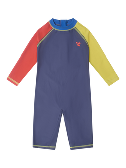 Muddy Puddles Kids' UV Colour Block Surf Suit, Colourblock, Colourblock