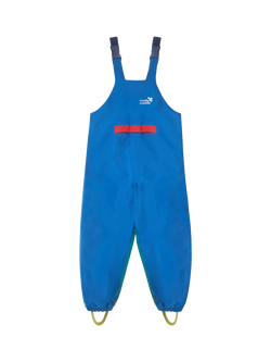 Muddy Puddles Kids' Waterproof Dungarees, Colourblock, Colourblock