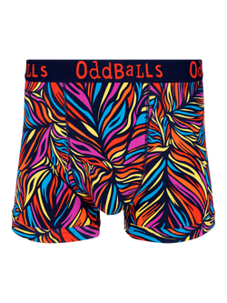 OddBalls Stretch Cotton Patterned Boxers, Pack of 3, Multi - view 2, Multi