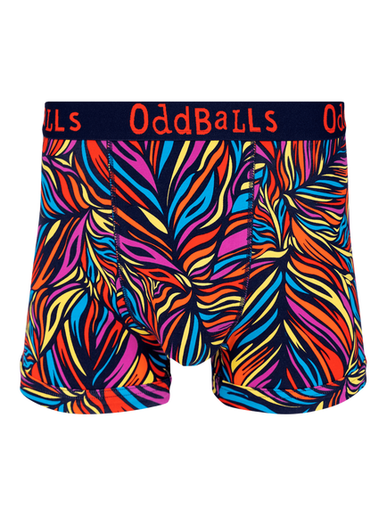 OddBalls Stretch Cotton Patterned Boxers, Pack of 3, Multi - view 2, Multi