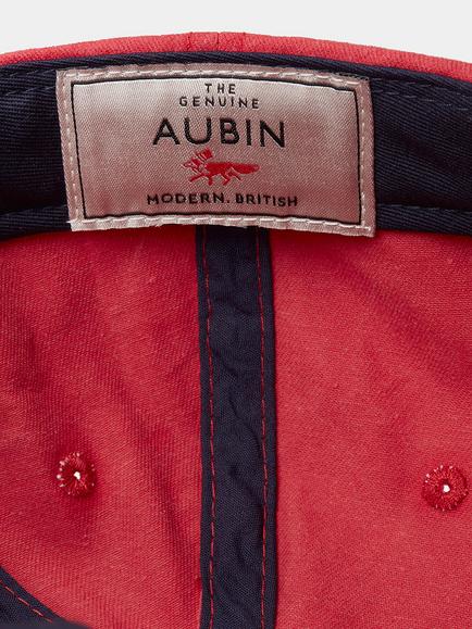 Aubin Hendwell Cotton Cap, Washed Red - view 2, Washed Red