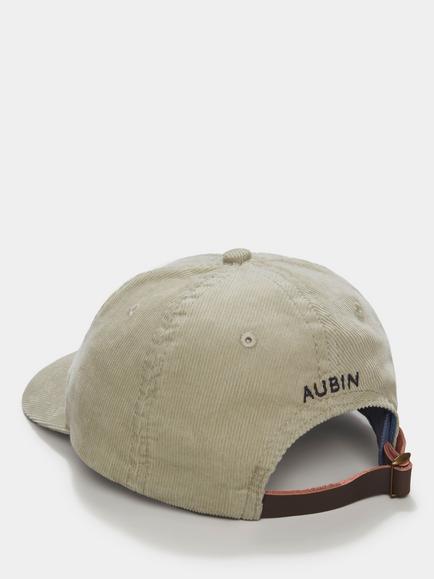 Aubin Dearne Corduroy Cap, Green - view 2, Green