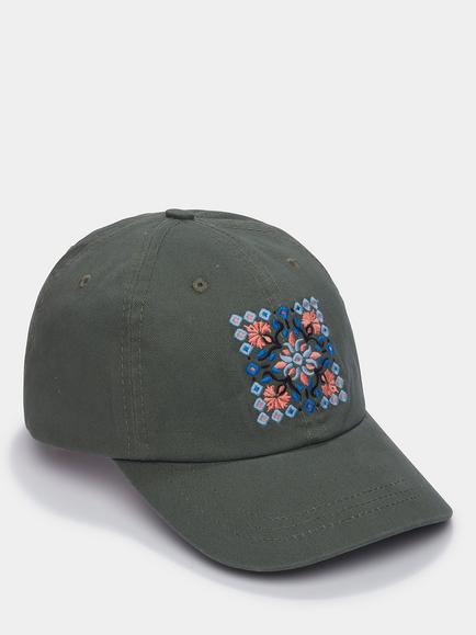 Aubin Hendwell Cotton Cap, Khaki, Khaki
