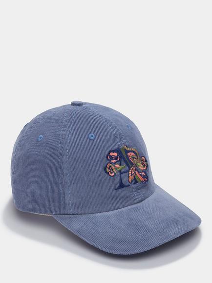 Aubin Dearne Corduroy Cap, Washed Blue, Washed Blue